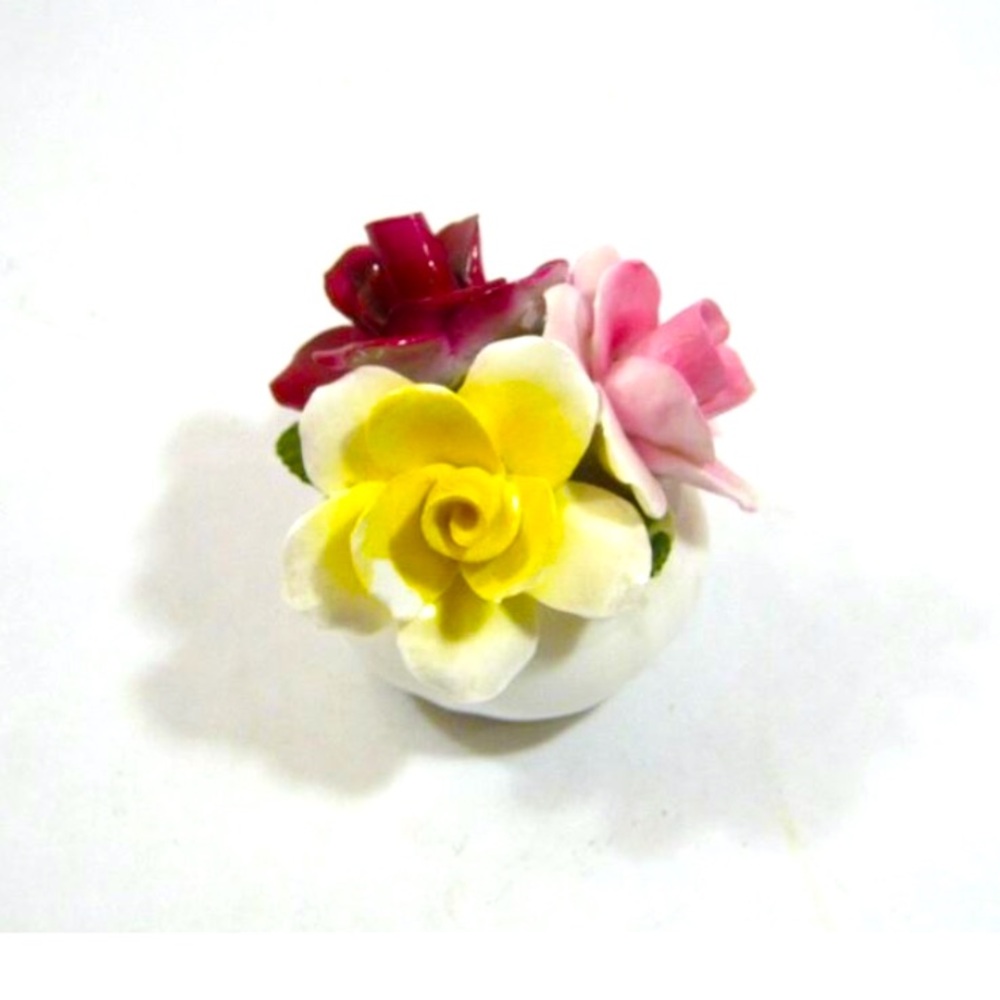Parkhall Fine Bone China Rose Figurine Capodimonte style sculpture paperwight